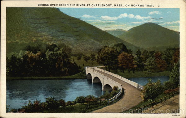 Bridge over Deerfield River on Mohawk Trail Charlemont Massachusetts