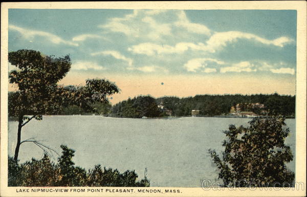 Lake Nipmuc - View from Point Pleasant Mendon Massachusetts