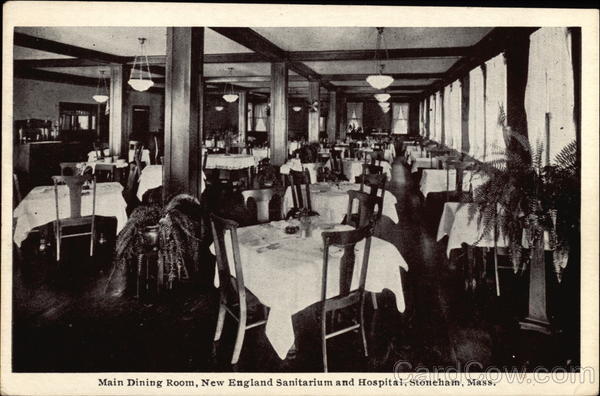 New England Sanitarium and Hospital - Main Dining Room Stoneham, MA