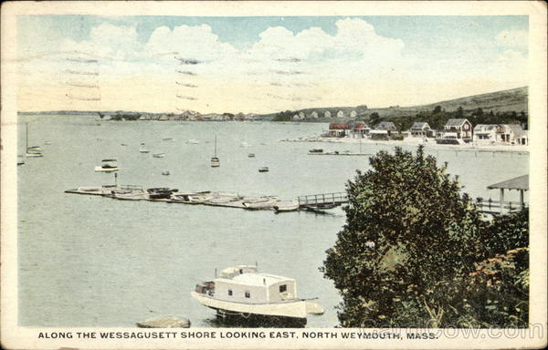 Along the Wessagusett Shore Looking East North Weymouth Massachusetts