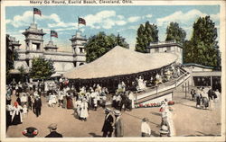 Merry Go Round, Euclid Beach Postcard