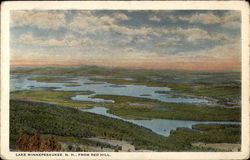 View form Red Hill Lake Winnipesaukee, NH Postcard Postcard