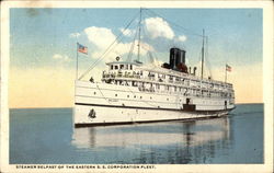 Steamer "Belfast" of the Eastern S.S. Corporation Fleet Postcard