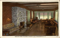 Smoking Room, Kalurah Country Club Postcard