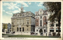 Municipal Building Binghamton, NY Postcard Postcard