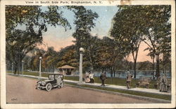 View in South Side Park Postcard