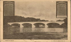 Binghamton's new Memorial Bridge Postcard