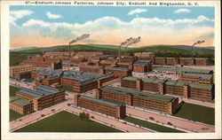 Endicott-Johnson Factories, Johnson City, Endicott and Postcard