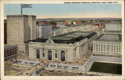 Grand Central Terminal Station Postcard