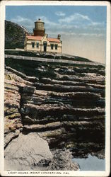 Light House, Point Conception Lompoc, CA Postcard Postcard