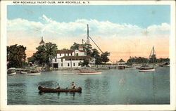 New Rochelle Yacht Club Postcard