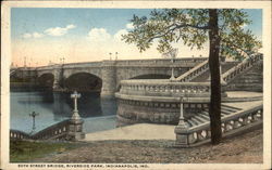30th Street Bridge, Riverside Park Postcard