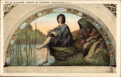 Boy of Winander, Library of Congress Postcard