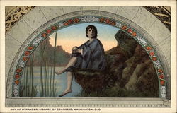 Boy of Winander, Library of Congress Postcard