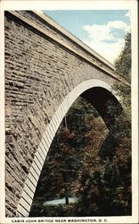 Cabin John Bridge near Washington District Of Columbia Washington DC Postcard Postcard