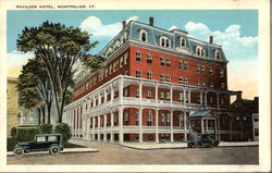 Pavilion Hotel Montpelier, VT Postcard Postcard