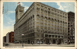 Auditorium Hotel Chicago, IL Postcard Postcard