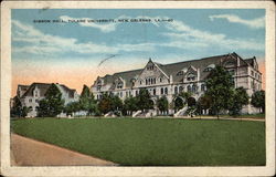 Gibson Hall, Tulane University New Orleans, LA Postcard Postcard