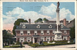 Manor Hall, Built 1682 Yonkers, NY Postcard Postcard