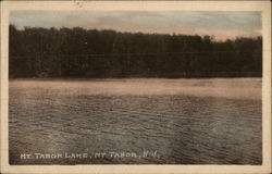 Mt. Tabor Lake Mount Tabor, NJ Postcard Postcard