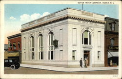 Dover Trust Company New Jersey Postcard Postcard