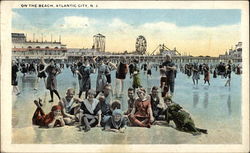 On the Beach Postcard