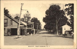 Main St East Durham, NY Postcard Postcard