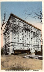 The Ritz-Carlton Hotel Montreal, QC Canada Quebec Postcard Postcard