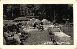 Bigwin Inn - The Flagged Terrace Postcard