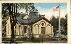 Public Library Rahway, NJ Postcard Postcard