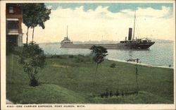 Ore Carrier Emperor Port Huron, MI Postcard Postcard