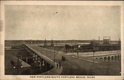 New Portland - South Portland Bridge Postcard