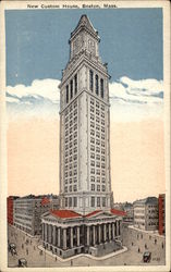 New Custom House Boston, MA Postcard Postcard