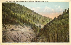 Cold River, on the Mohawk Trail through the Berkshire Hills Postcard