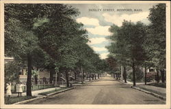 Dudley Street Medford, MA Postcard Postcard