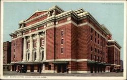 Boston Opera House Postcard