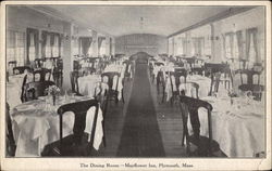 Mayflower Inn - The Dining Room Postcard