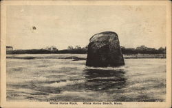 White Horse Rock White Horse Beach, MA Postcard Postcard