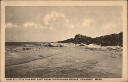 Outlet Little Harbor, East from Cunningham Bridge Postcard