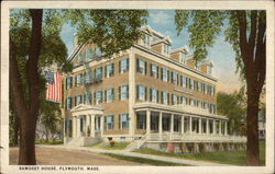 Samoset House Plymouth, MA Postcard Postcard