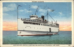 Steamer "Naushon" Postcard