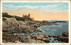 View on Ocean side, showing "Questenmere" Postcard