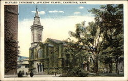 Harvard University, Appleton Chapel Postcard