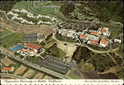 Aerial View of Pepperdine University Malibu California