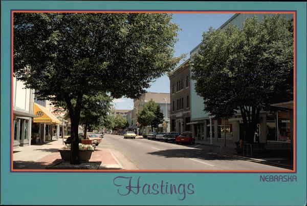 Street Scene Hastings Nebraska
