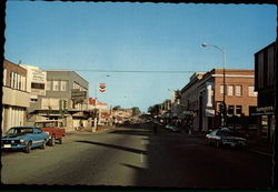 Street Scene Port Angeles, WA Postcard 