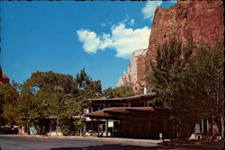 Zion Lodge Postcard