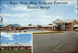 Towne House Motor Lodge and Restaurant Postcard