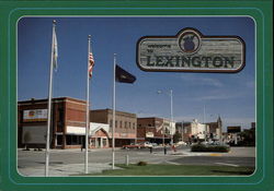 Street Scene Lexington, NE Postcard Postcard