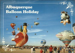 Albuquerque Balloon Holiday New Mexico Postcard Postcard